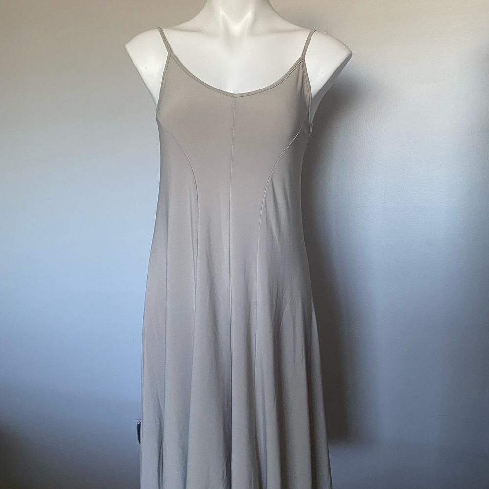 Elegant Cream Slip Dress Sun Kim